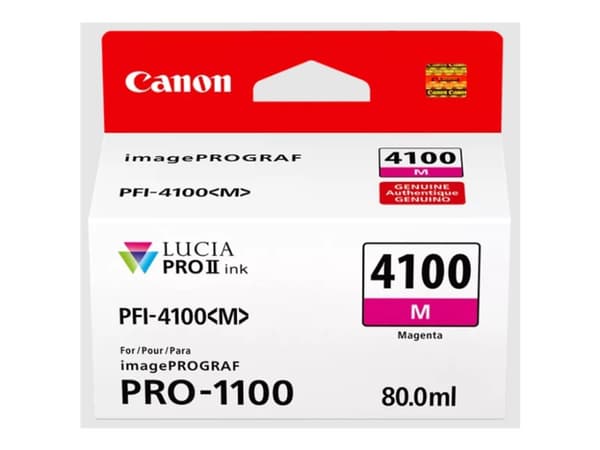 Canon PFI-4100 M - 80 ml - magenta - original - hengeboks - blekkbeholder - for imagePROGRAF PRO-1100