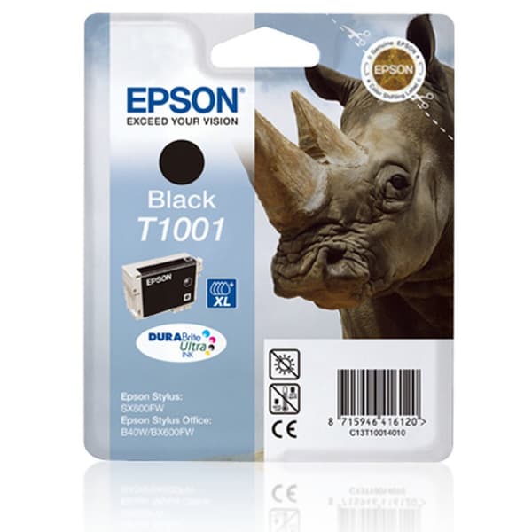 Original blækpatron Epson T1001 Sort