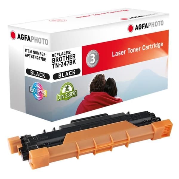 Agfa Photo APTBTN247BE kompatibel med skrivare: BROTHER DCP-L 3510CDW, BROTHER DCP-L 3550CDW, BROTHER HL-L 3210CW, BROTHER