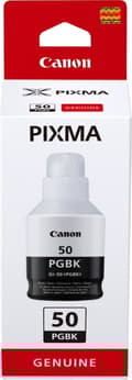 Miniatyrbillede 1 af 3: Canon GI-50PGBK - sort flaske, sort