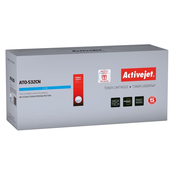Original Toner Activejet ATO-532CN Turkos (1 antal)