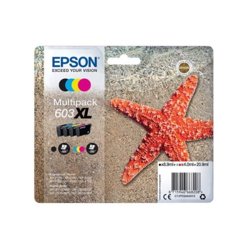Bläckpatron EPSON T03U 603XL 4-färg 4/fp