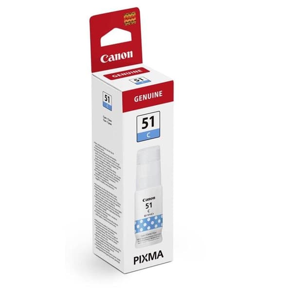 Tonerpatron - Canon - GI 51 - Cyan - Bläckstråle - Generisk kompatibel