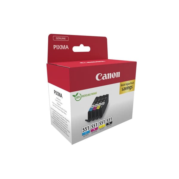 Original Bläckpatron Canon CLI551 Multicolour (1 antal)