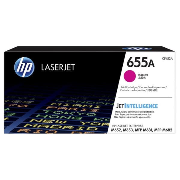 HP 655A - CF453A tonerkassett - Original - LaserJet - Magenta
