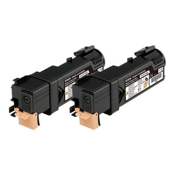 EPSON Pack of 2 Toner AL-C2900N - Svart - Standard