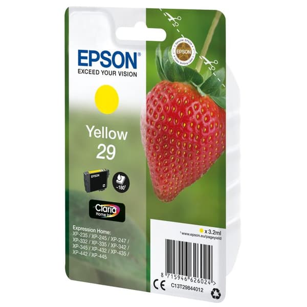 EPSON Original bläckpatron 29 - 3,2 ml - Gul