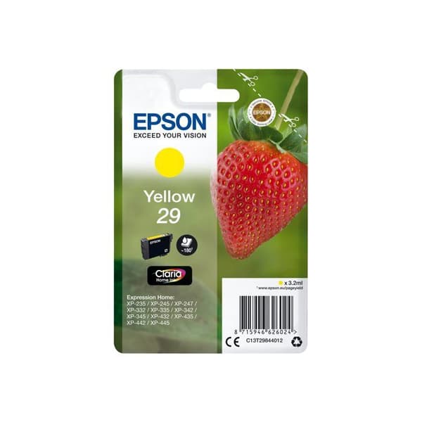 EPSON Original bläckpatron 29 - 3,2 ml - Gul