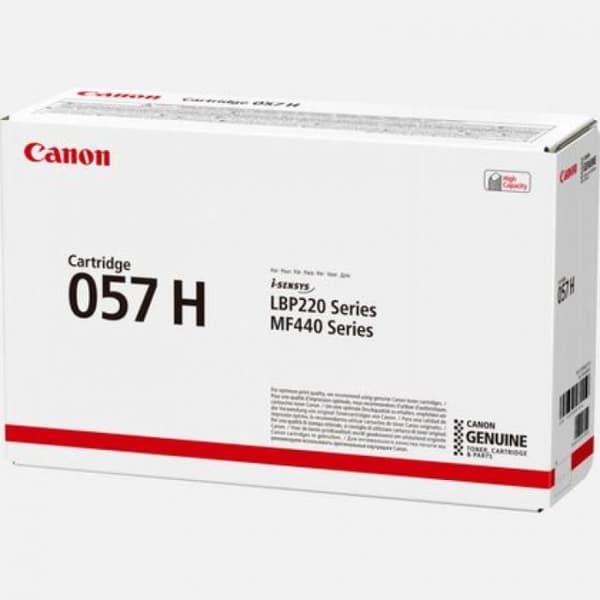 CANON 057 H tonerkassett - Svart - Laser - Hög kapacitet - 10 000 sidor