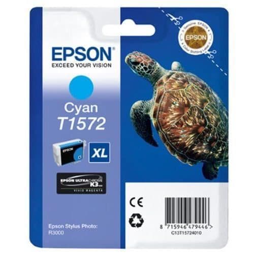 Epson T1572 original cyan bläckpatron