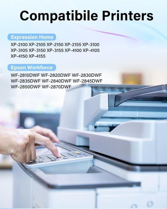 Bläckpatroner - Epson - 603XL - Kompatibla - Flera färger - 12-pack