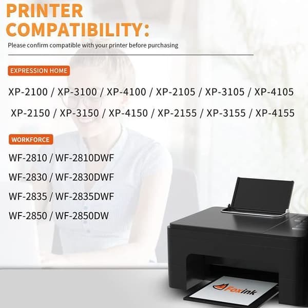 603XL bläckpatron kompatibel för Epson 603 XL bläckpatron 603 Expression Home Ink XP-2100 XP-2105 XP-3100 XP-3105 XP-41[49]