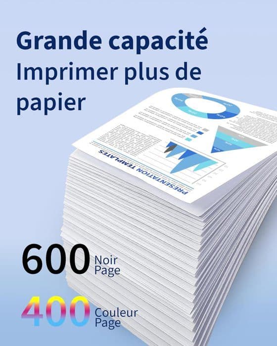 Bläckpatroner - Epson - 603XL - Paket med 8 - Kompatibla - Flerfärgad