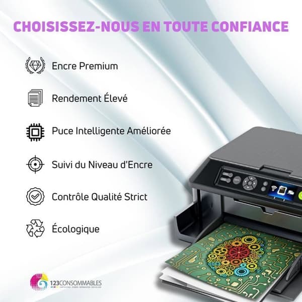 603Xl-paket med 12 bläckpatroner kompatibel för Epson 603 XL Starfish-för Epson XP-2100 XP-2155 XP-3100 XP-4100 Wf-2820