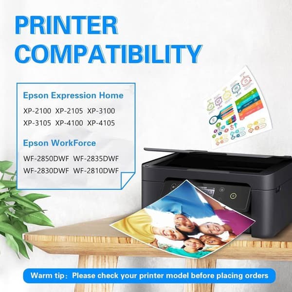 Kompatibla bläckpatroner - Epson - 603 XL - Flera färger - Bläckstråleskrivare - Paket med 1