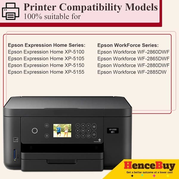 502 XL kompatibel med Epson 502XL multipack bläckpatroner för Expression Home XP-5100 XP-5105 XP-5150 XP-5155 Workforce WF-