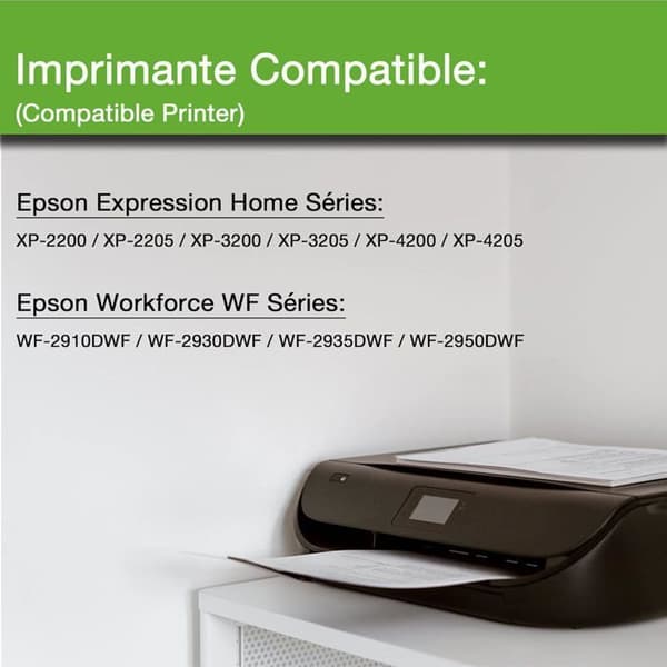 Kompatibel bläckpatron - Epson - 604 XL - 5 delar - Flerfärgad - 600 sidor BK
