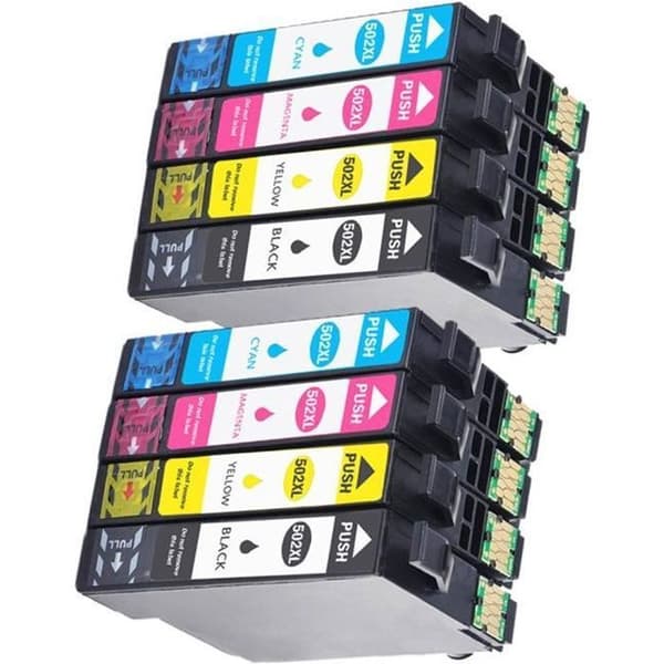 Bada-kompatibla Epson 502XL 502 bläckpatroner för Epson WF-2860DWF WF-2865DWF XP-5100 XP-5105