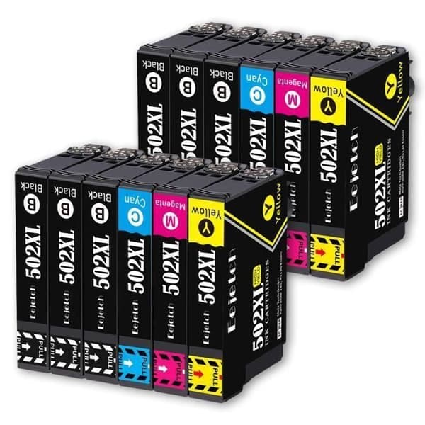 Eejetch 502 XL kompatibel Epson 502 502XL bläckpatroner multipack för Epson WF-2860DWF WF-2865DWF XP-5100 XP-5105