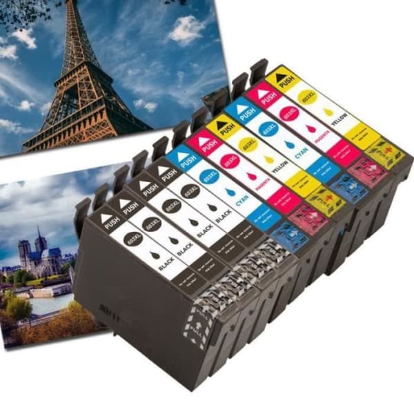 Licai 10x bläckpatroner för Epson 603 XL Kompatibel för Epson Expression Home XP-3100 XP-4100 XP-2100 XP-2105 XP-3105 XP-4105