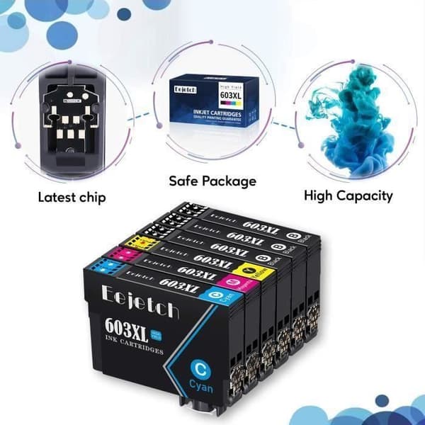 epson xp 3100 kompatibel för Epson 603 xl bläckpatron (pack 6)
