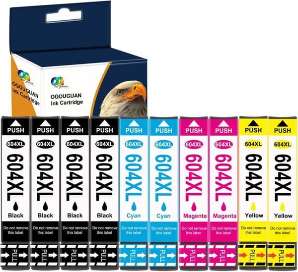 604XL bläckpatron kompatibel Epson 604Xl 604 XL för XP-2200 XP-2205 XP-3200 XP-3205 XP-4200 XP-4205 WF-2910 WF-2930 WF-2935