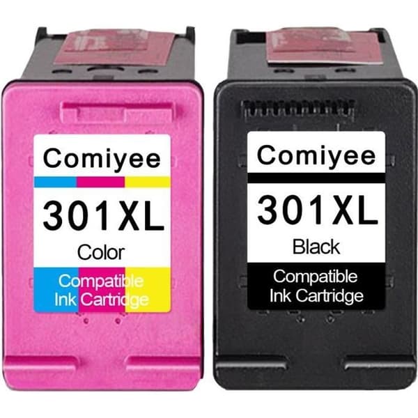 2 bläckpatroner kompatibel för HP 301 XL 301XL Kompatibel för Envy 4500 4507 5530 DeskJet 2054A 2510 2540 2050 1510 3055A 1050