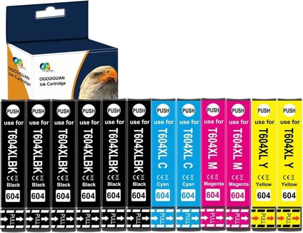 604 XL Multipack kompatibel bläckpatronsbyte för Epson 604XL för Expression Home XP-2205 XP-4200 XP-3200 XP-3205 4205