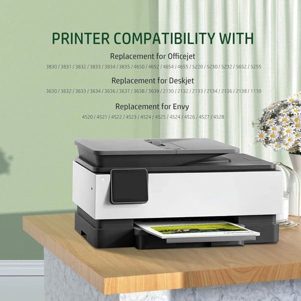 Tonerpatroner - Coloran - 302XL - Kompatibel med HP - Pakke med 2 - Flerfarget og svart