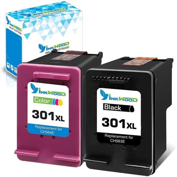 Återtillverkade Inkwood 301 301XL bläckpatroner kompatibla HP Envy 5534 4500 4503 4508 4507 4504 5532