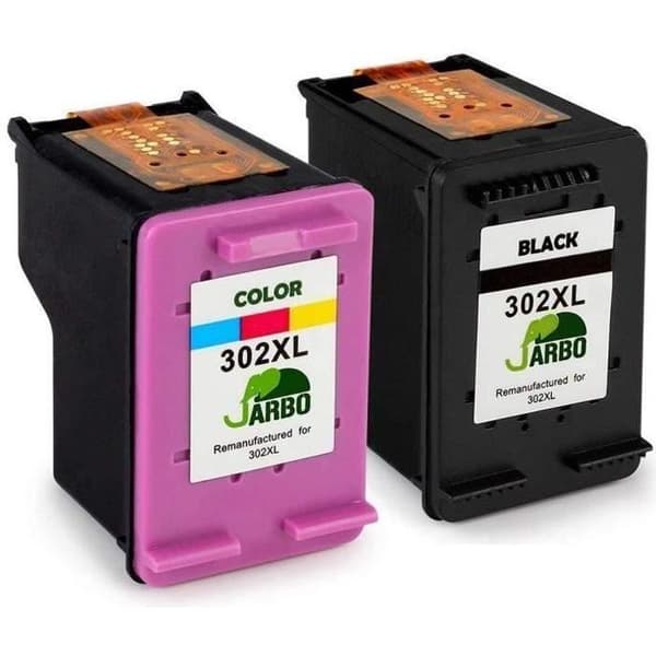 2 kompatibla HP 302 XL 302XL bläckpatroner för HP Envy 4520 4521 4522 4523 4524 4525 4527 4528