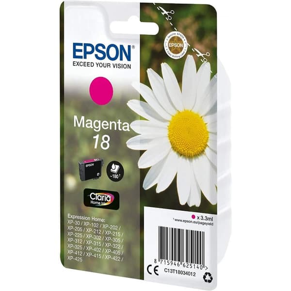 Original Bläckpatron Epson C13T18034012 Magenta