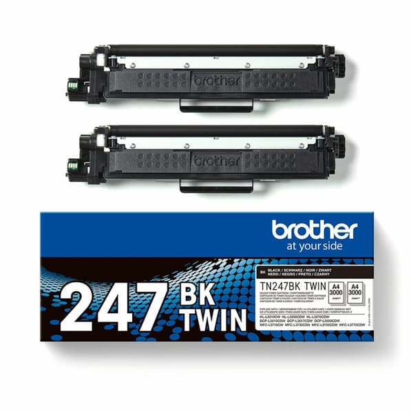 Original Toner Brother TN-247BKTWIN Svart