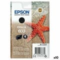 Miniatyrbild 1 av 2: Original Bläckpatron Epson P-2100, 3100, 4100 / WF-2830DWF, 2850DW - Nº 603 Svart (10 antal)