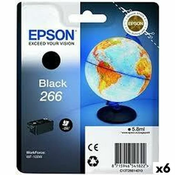 Original Bläckpatron Epson WF-100W Svart (6 antal)