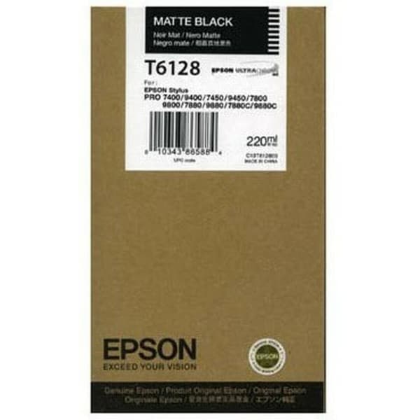 Original Bläckpatron Epson 7450 9450 7400 9400 7880 9880 7800 9800 Svart Svart matt