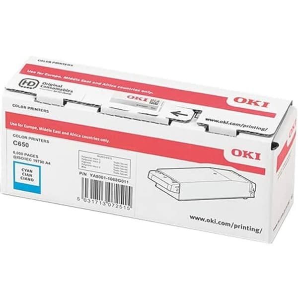 Original Toner OKI C650 Turkos