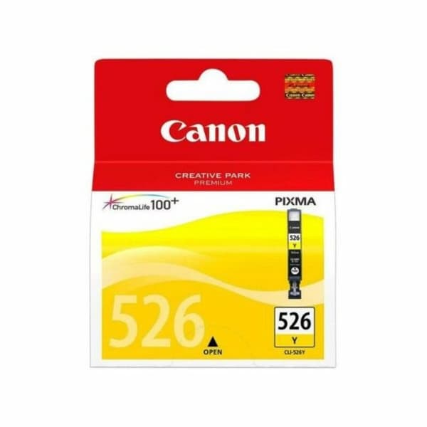 Alkunperäinen mustepatruuna Canon CLI-526 - Keltainen