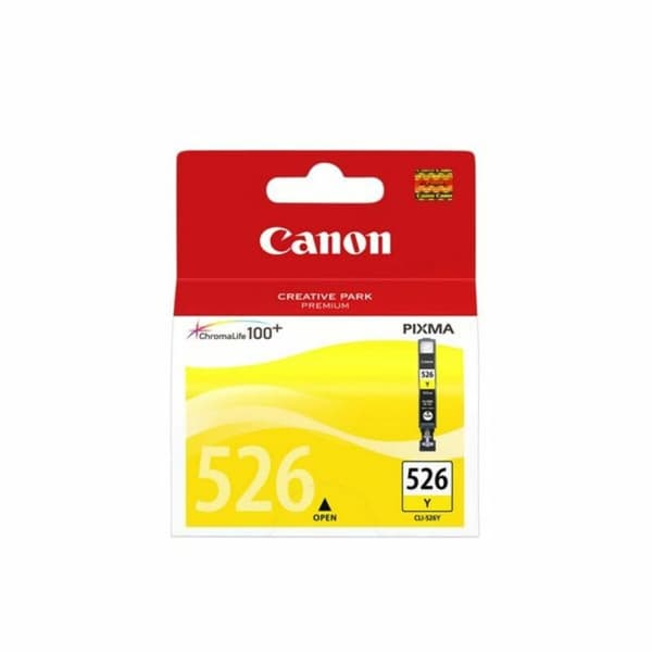 Alkunperäinen mustepatruuna Canon CLI-526 - Keltainen