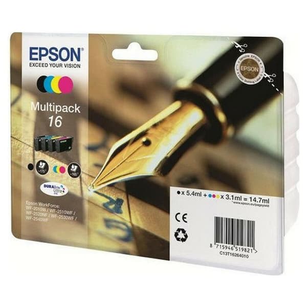 Alkunperäinen mustepatruuna Epson Multipack 16 Musta
