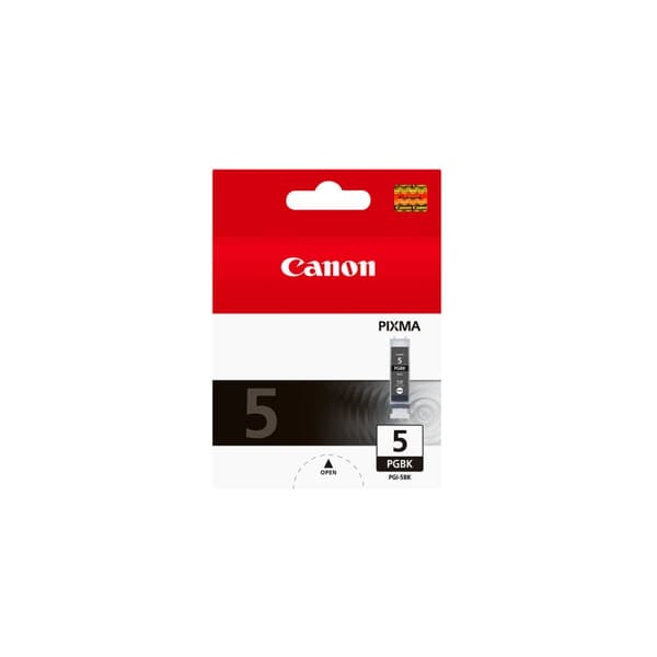 Alkunperäinen mustepatruuna Canon PGI-5 BK Musta (1 osaa)