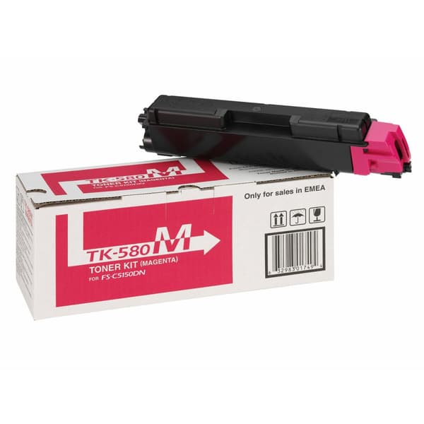Alkuperäinen mustepatruuna Kyocera TK-580M Musta Magenta