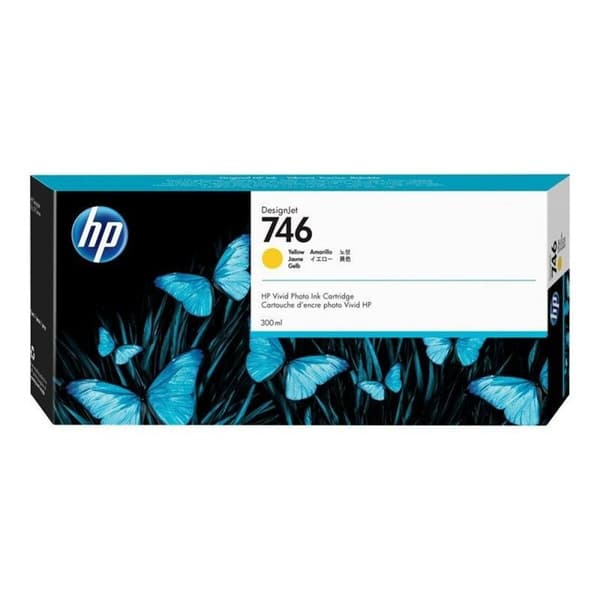 Alkunperäinen mustepatruuna HP 746 Keltainen