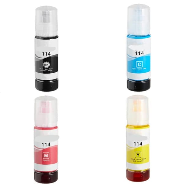 Pixojet blekkrefill Epson 114, 4 stk. rabattpakke 280 ml