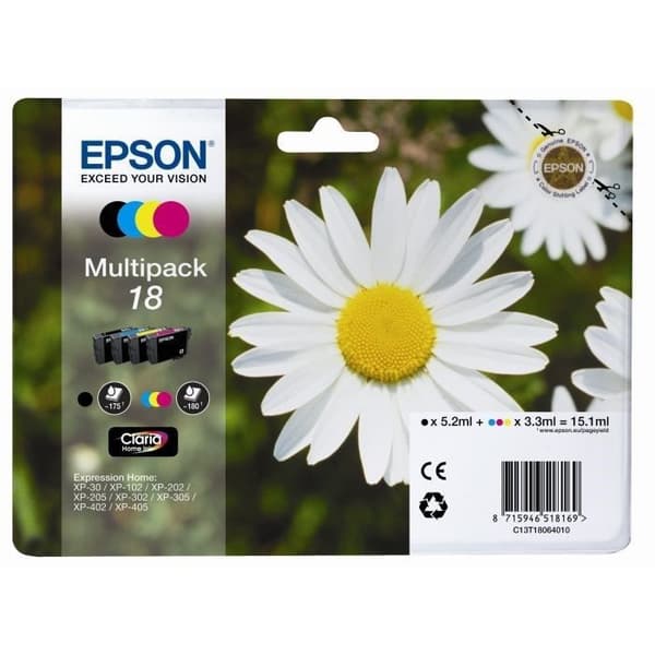 Epson T1806 Daisy färgpatroner