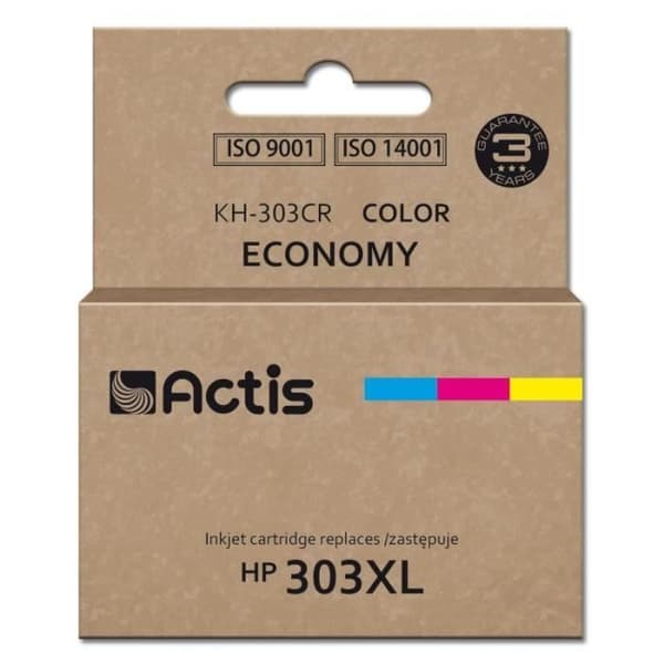 ACTIS bläck för HP-skrivare, ersättning HP 303XL T6N03AE Premium 18ml 415 färgsidor - KH-303CR