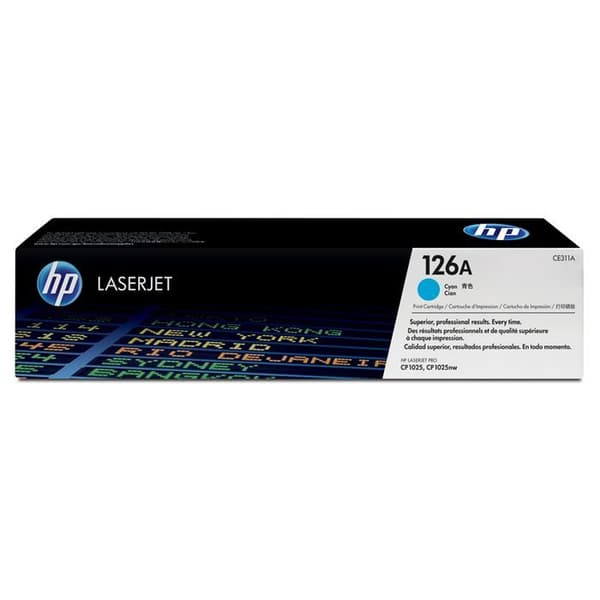 HP 126A (CE311A) cyan tonerkassett för LaserJet Pro CP1025/CP1025nw
