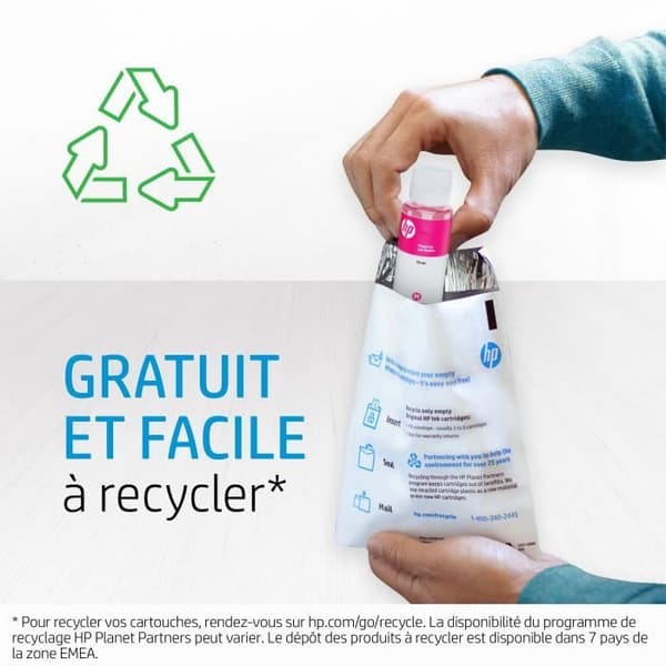 HP 31 70mL original magenta bläckflaska (1VU27AE) för HP Smart Tank 455/457/513/Plus 555/Plus 559/Plus 570/Plus 655