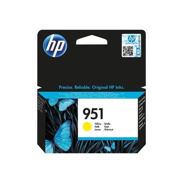 HP 951 8ml gul originalbläckpatron för Officejet Pro 251dw, 276dw, 8100, 8600, 8600 N911a, 8610, 8615, 8616, 8620,...