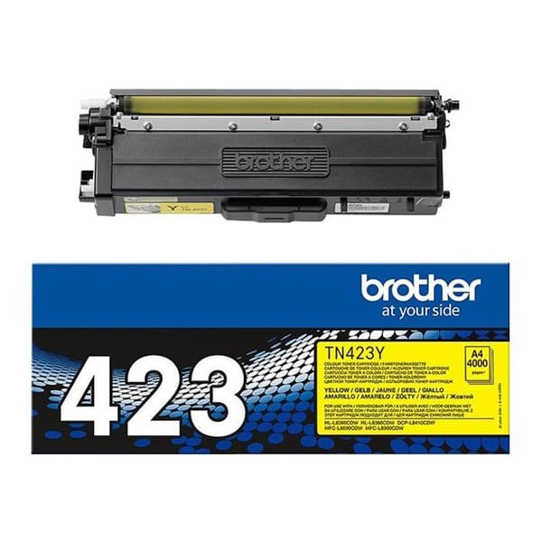 Tonerkassett - BROTHER - TN423Y - Gul